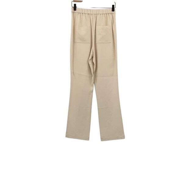 NWT Frances Valentine White Quincy Stretch Pull On Cropped Trouser Pants Size XS - Picture 4 of 10